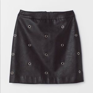 Vegan Leather skirt